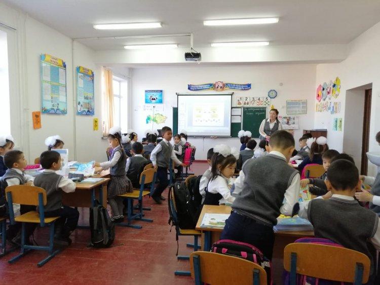 Нарымбаева Нұргүл 1«Б» сыныбында сауат ашу пәнінен «Я дыбысы мен әрпі» тақырыбында ашық сабақ өтті.